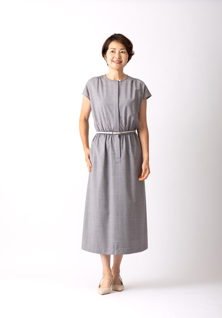 洗えるサマーウールワンピースMH118 – madameH CLOSET