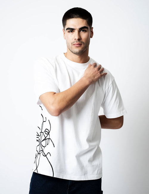 ウォッシュドコットンTシャツ