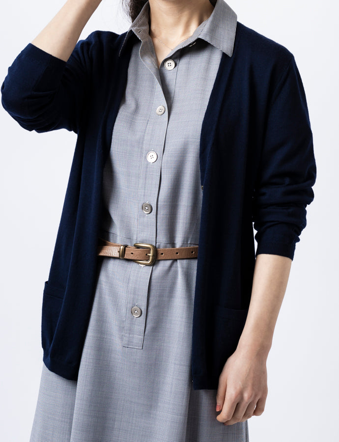【20%OFF】ウールVネックカーディガンKN10
