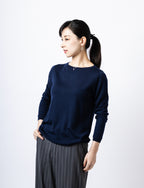 【20%OFF】ウールボートネックプルオーバーKN11
