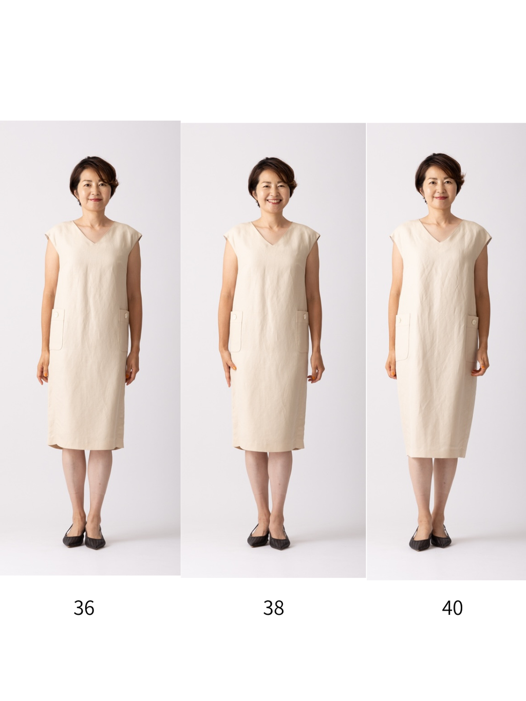 【10,000円OFF】サルティ・リネンビスコースワンピースMH87