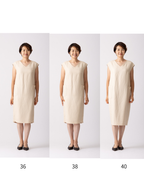 【10,000円OFF】サルティ・リネンビスコースワンピースMH87