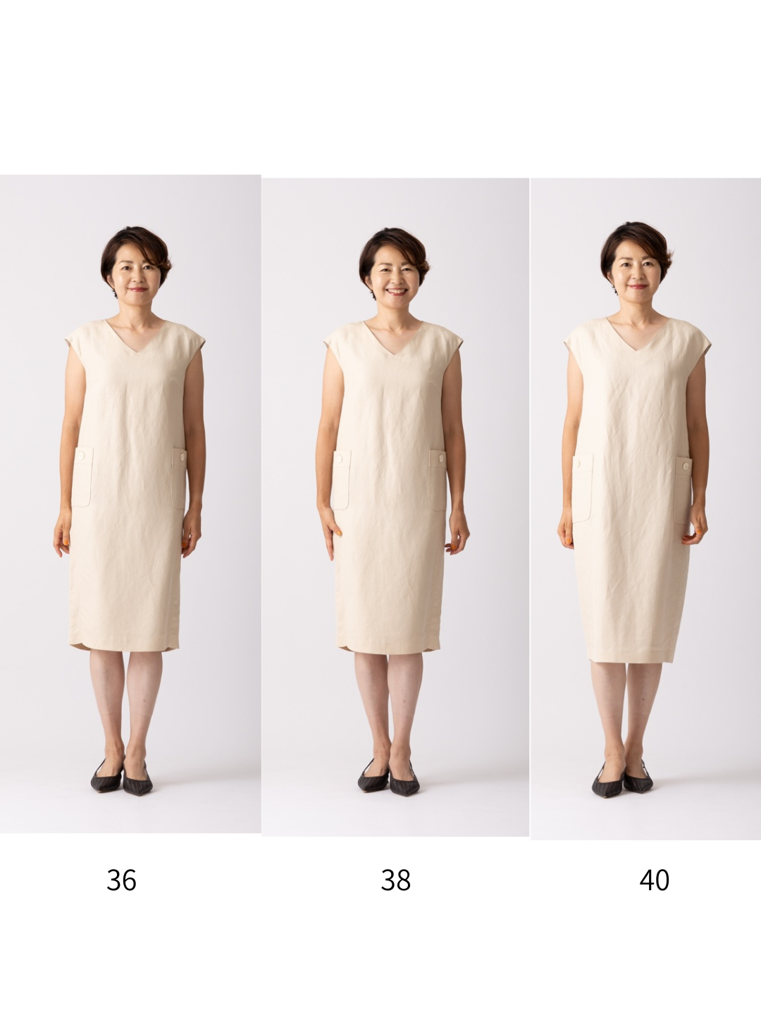 【10,000円OFF】サルティ・リネンビスコースワンピースMH87