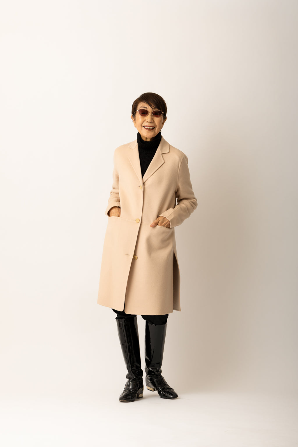 〈数量限定〉カシミヤダブルフェイスショートコートOT18 Richard Grand × madame H CLOSET