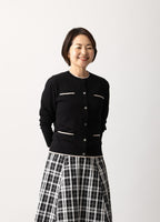 ［1,000円クーポン付き］コットンクルーネックカーディガンKN43（発送予定：8月20日以降）