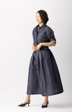 リネンキュプラタックスカートMH187