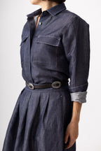 リネンキュプラタックスカートMH187