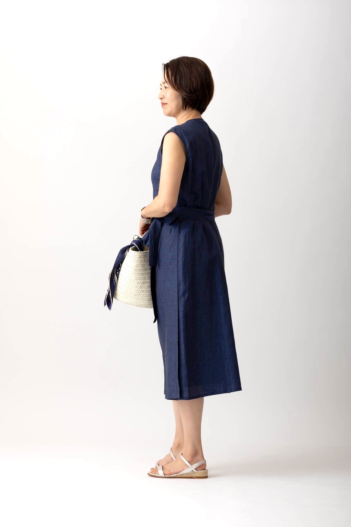 【10,000円OFF】麻ワンピースMH14