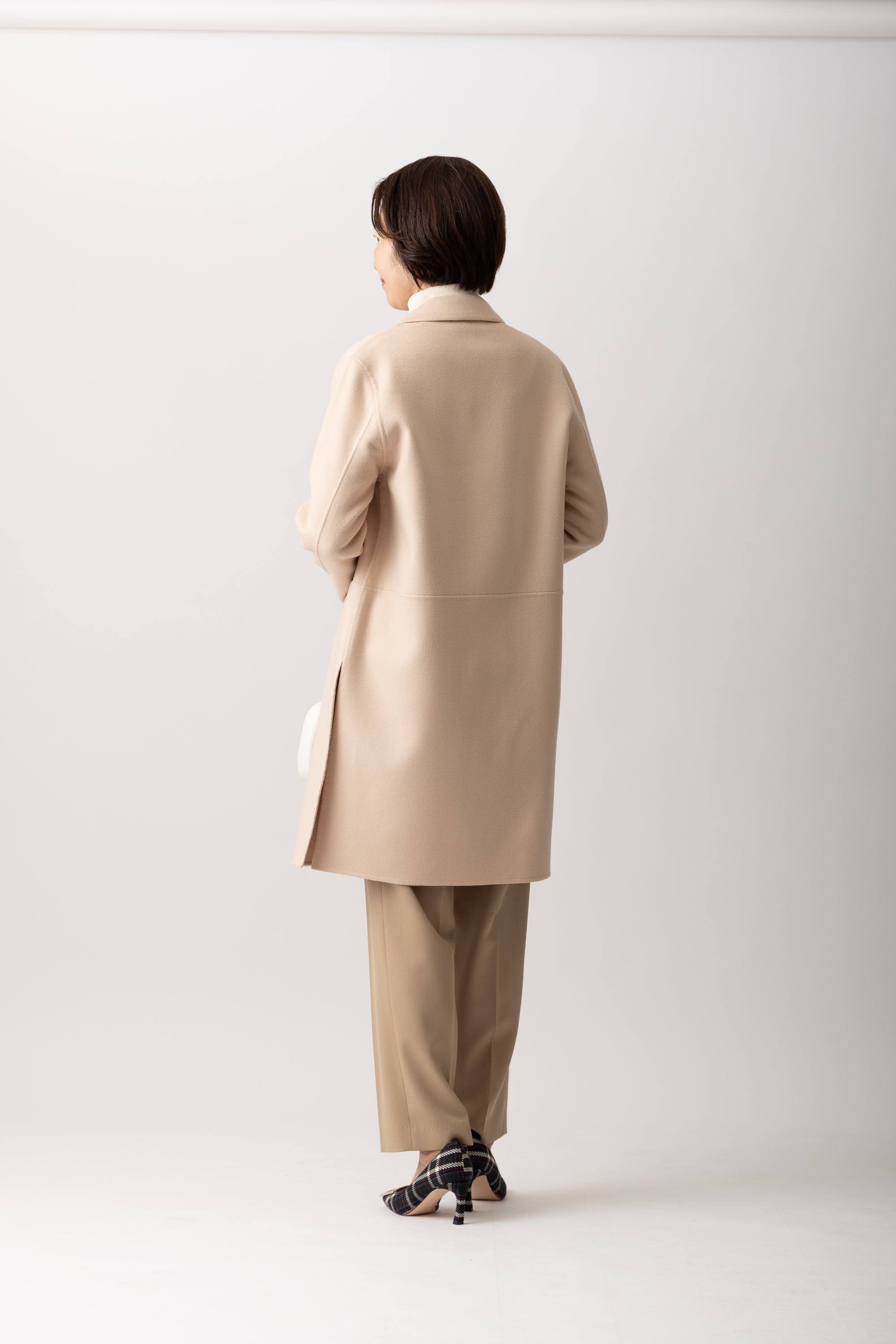 数量限定〉カシミヤダブルフェイスショートコートOT18 Richard Grand