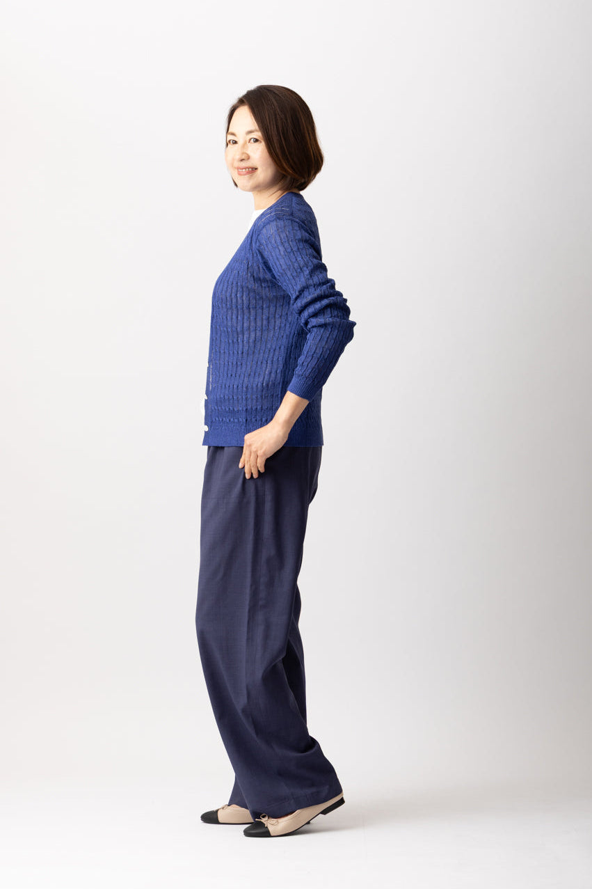 シルクリネンカーディガンKN26