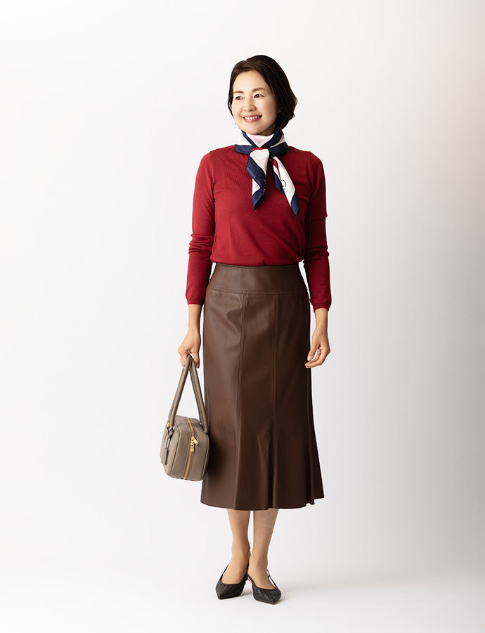 ワイドレザーバッグOT16