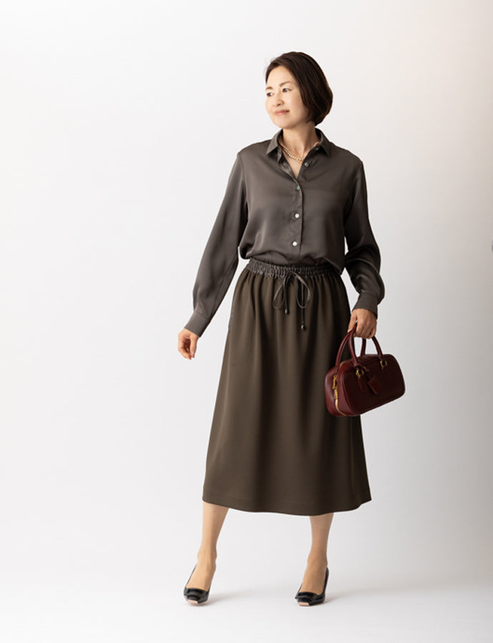 ドローストリングスカートMH127 – madameH CLOSET