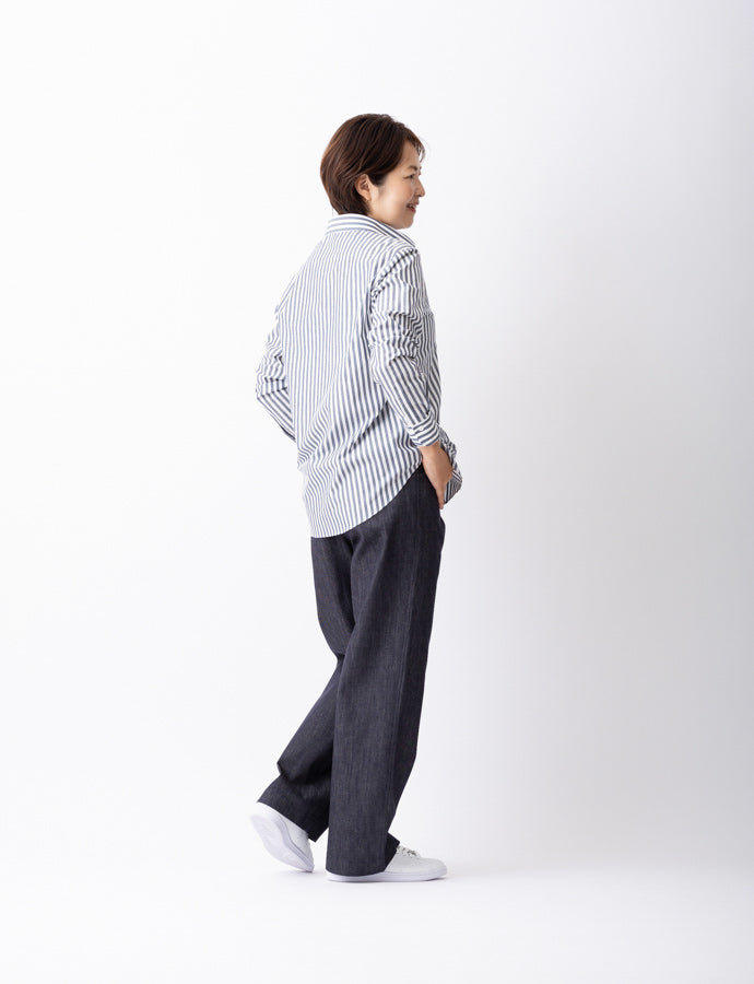 新究極のストライプシャツMH160 – madameH CLOSET