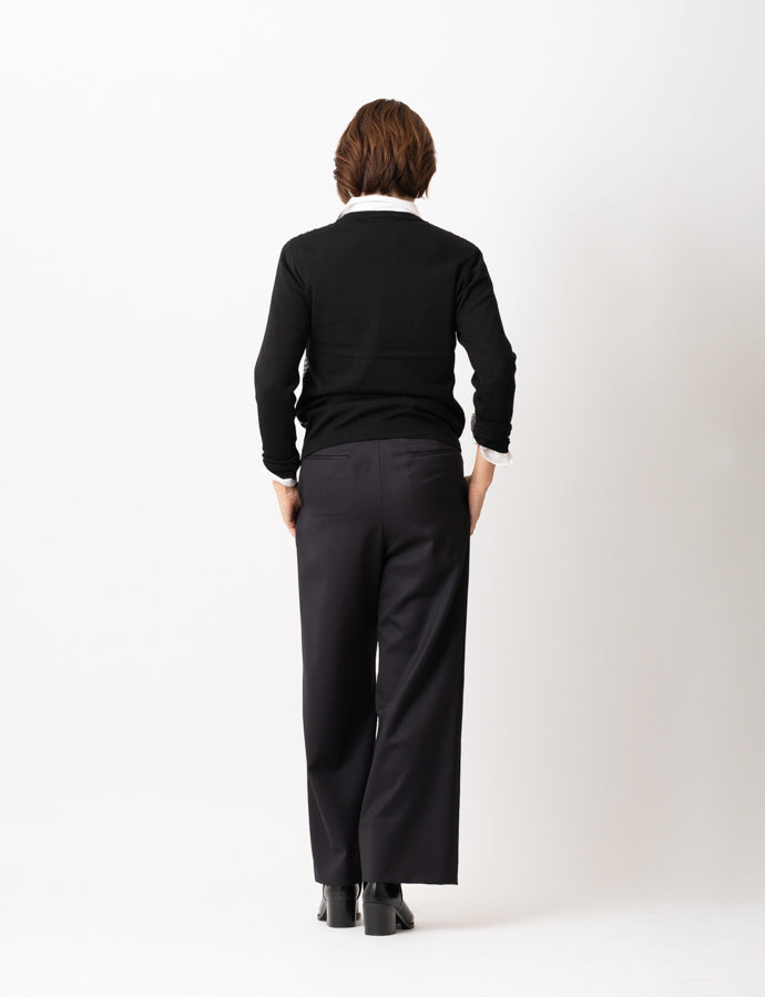 【20%OFF】千鳥格子VネックプルオーバーKN39