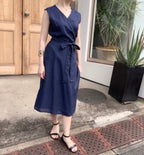 【10,000円OFF】麻ワンピースMH14