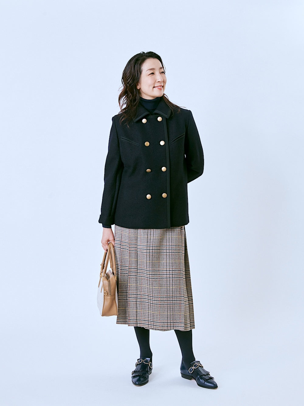 ［20%OFF］圧縮ウールショートPコートMH135