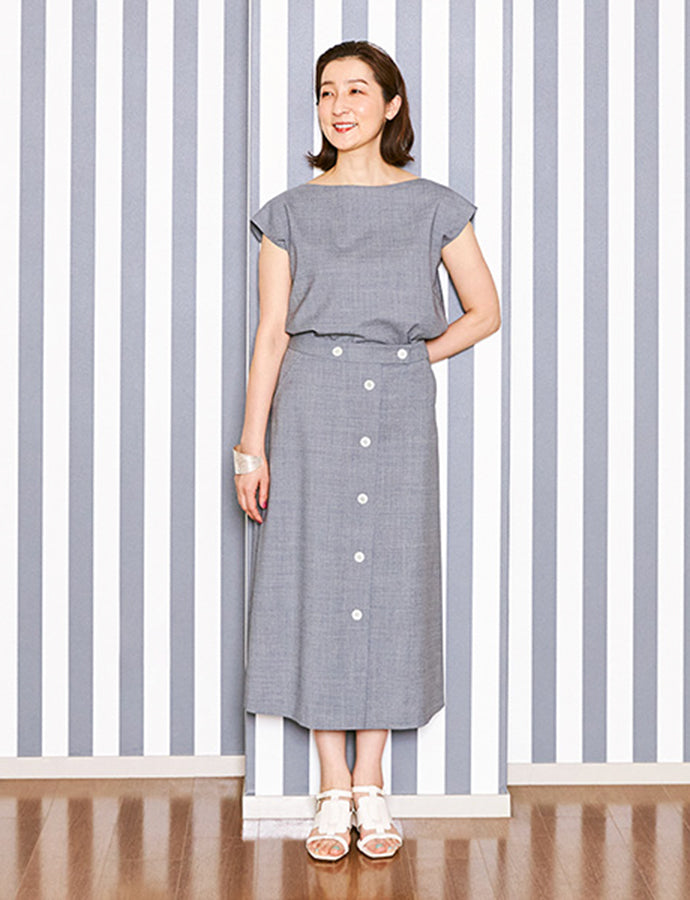 サマーウールスカートMH93 – madameH CLOSET