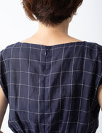 【10,000円OFF】麻スクエアネックワンピースMH121