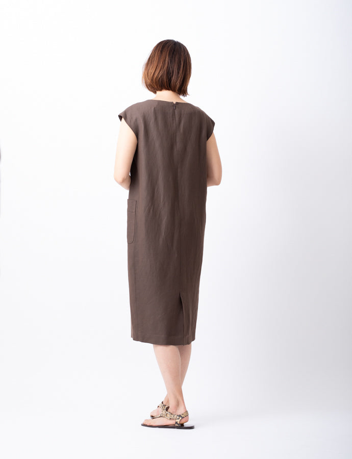 【10,000円OFF】サルティ・リネンビスコースワンピースMH87