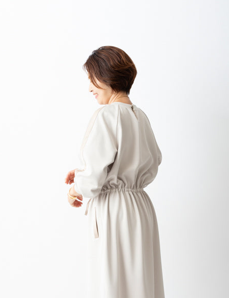 ドローストリングワンピースMH128 – madameH CLOSET