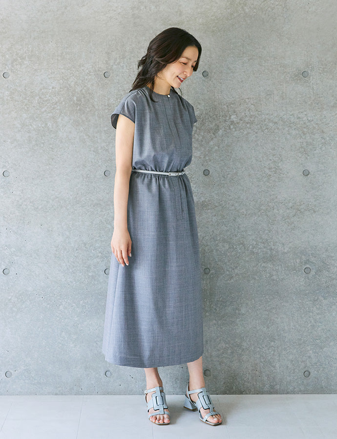 【10,000円OFF】洗えるサマーウールワンピースMH118