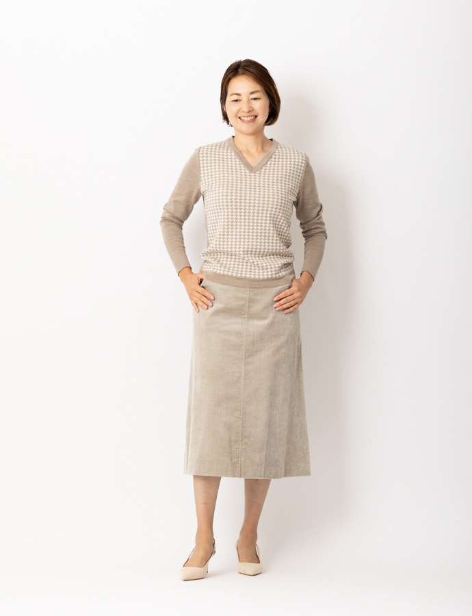madameh closet スカートベージュ40